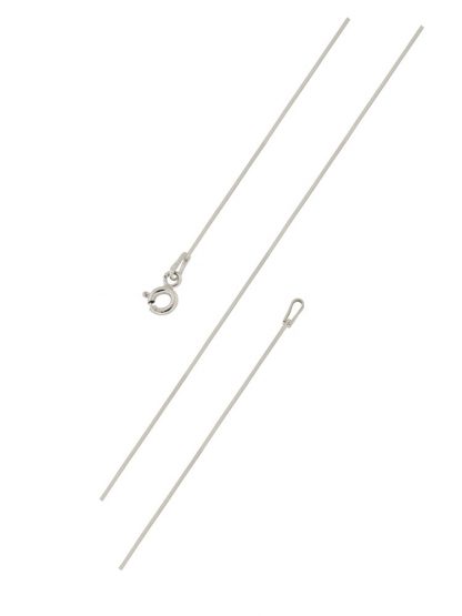 Серебряная цепь "Шнурок(снейк) облегчённый с алмазной огранкой 8 граней" 1808R_Ch, родирование