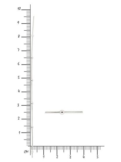 Серебряный браслет "Шнурок(снейк) гладкий с шариками 1+1 универсальный размер" 181163R_Br, родирование