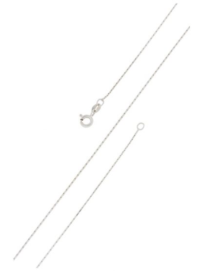 Серебряная цепь "Кардано с алмазной огранкой 8 граней" 2208R_Ch, родирование