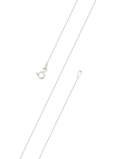 Серебряная цепь "Кардано облегчённая с алмазной огранкой" 2266R_Ch, родирование