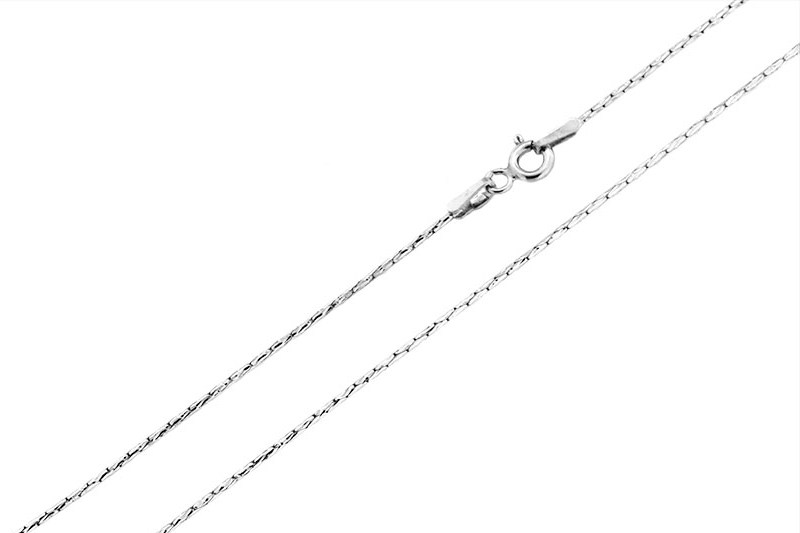 Серебряная цепь "Кардано облегчённая с алмазной насечкой" 2270R_Ch, родирование Серебряная цепь "Кардано облегчённая с алмазной насечкой" 2270R_Ch, родирование