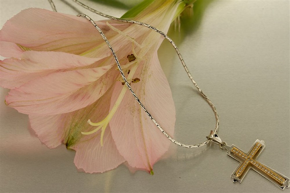 Серебряная цепь "Кардано облегчённая с алмазной насечкой" 2270R_Ch, родирование Серебряная цепь "Кардано облегчённая с алмазной насечкой" 2270R_Ch, родирование